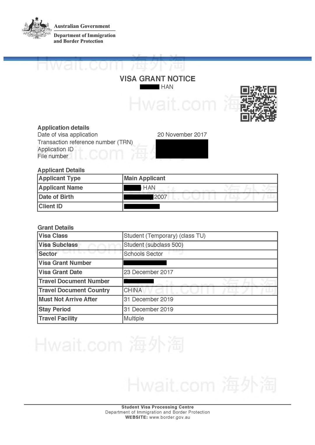 中学 | 5年级就读女生留学澳洲，母亲陪读