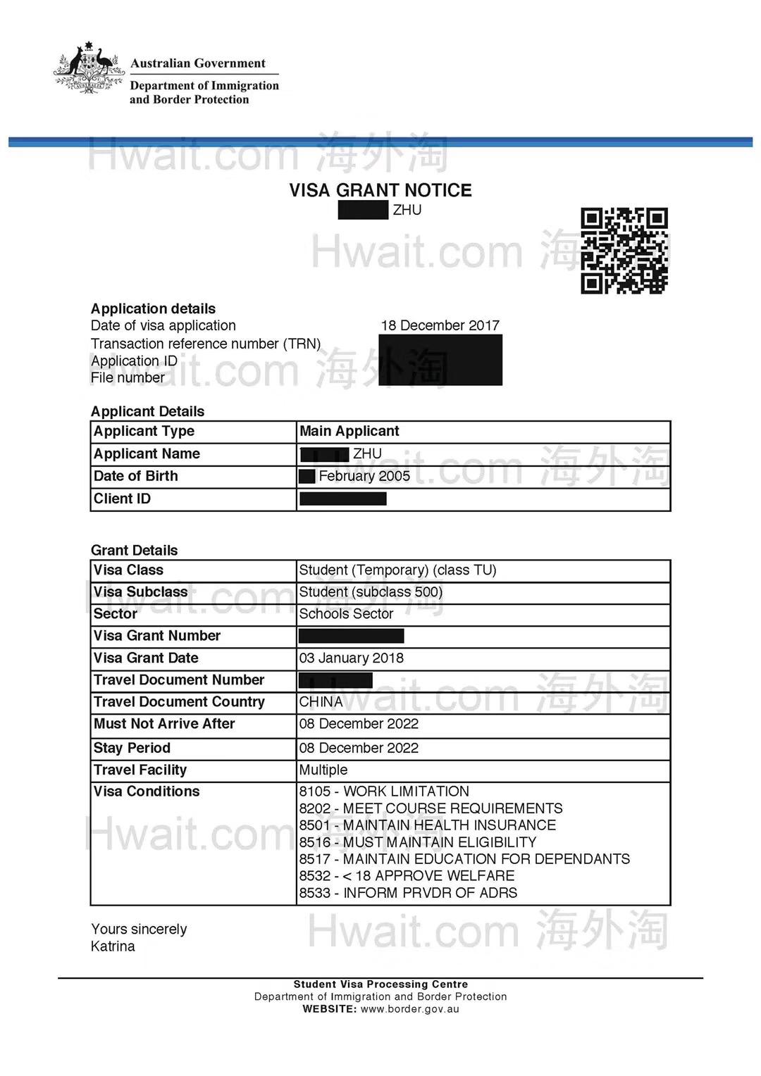 中学 | 13岁上海国际学校女生，入读澳洲昆士兰名校